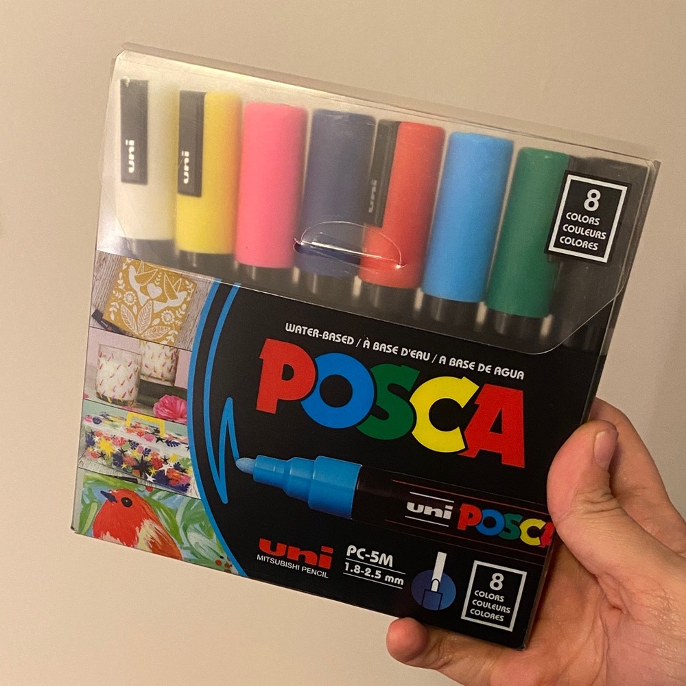 Posca Pens 8 pack NEVER BEEN USED paint markers